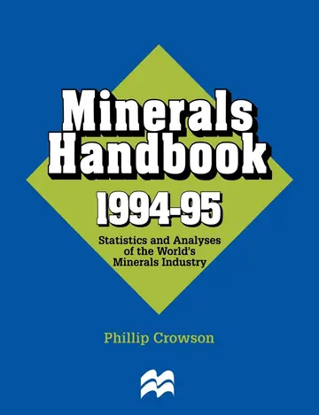 Cover of Minerals Handbook 1994–95