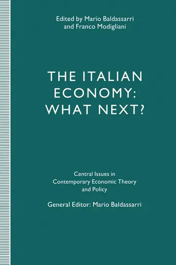 Cover of The Italian Economy