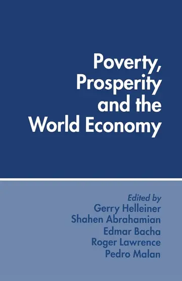 Cover of Poverty, Prosperity and the World Economy