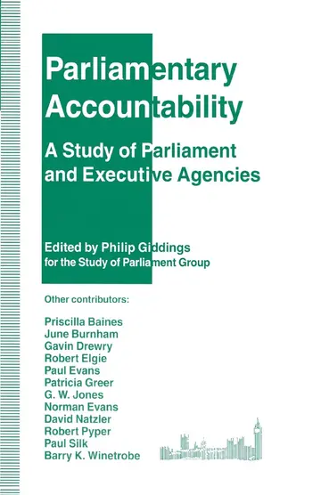 Cover of Parliamentary Accountability