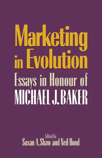 Cover of Marketing in Evolution