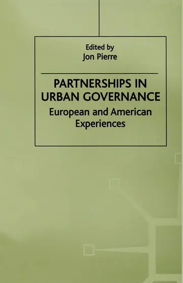 Cover of Partnerships in Urban Governance