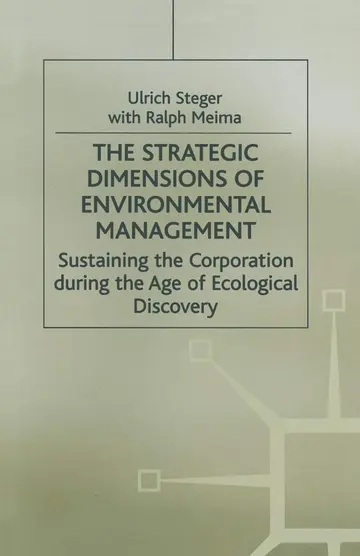 Cover of The Strategic Dimensions of Environmental Management