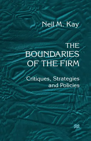 Cover of The Boundaries of the Firm