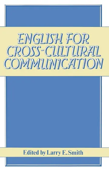 Cover of English for Cross-Cultural Communication