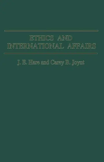 Cover of Ethics and International Affairs