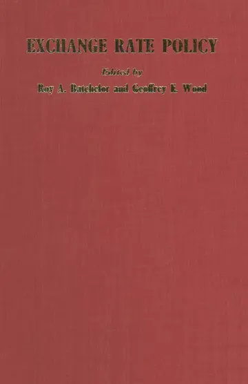 Cover of Exchange Rate Policy
