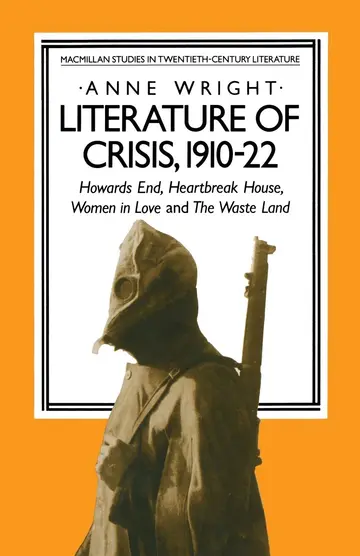 Cover of Literature of Crisis, 1910–22