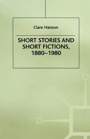Cover of Short Stories and Short Fictions, 1880–1980