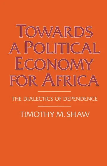 Cover of Towards a Political Economy for Africa