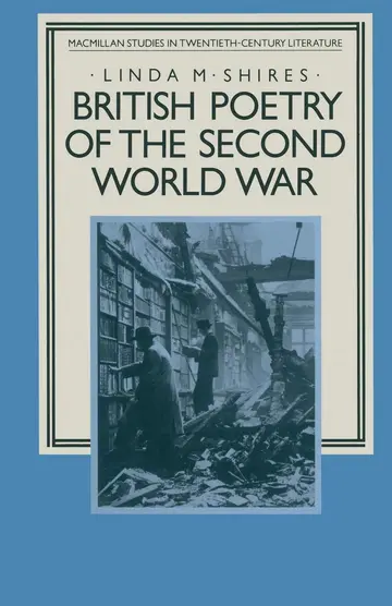 Cover of British Poetry of the Second World War