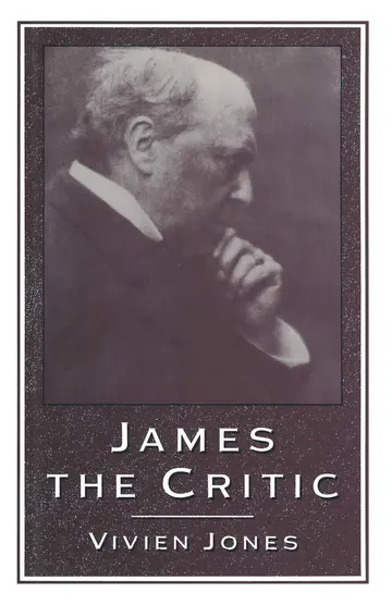 Cover of James the Critic