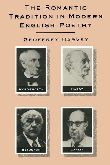 Cover of The Romantic Tradition in Modern English Poetry