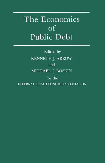 Cover of The Economics of Public Debt