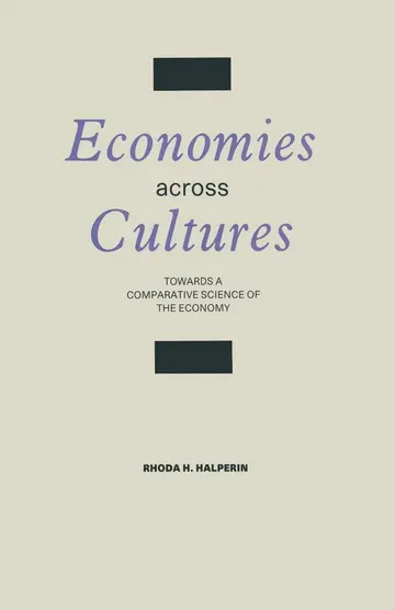 Cover of Economies across Cultures