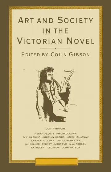 Cover of Art and Society in the Victorian Novel