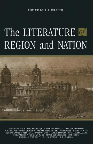 Cover of The Literature of Region and Nation