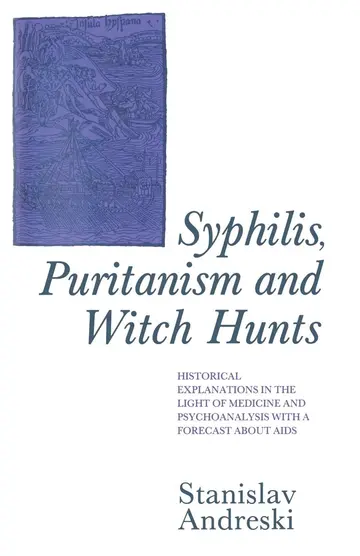 Cover of Syphilis, Puritanism and Witch Hunts