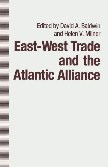 Cover of East-West Trade and the Atlantic Alliance