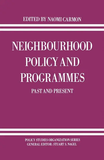 Cover of Neighbourhood Policy and Programmes