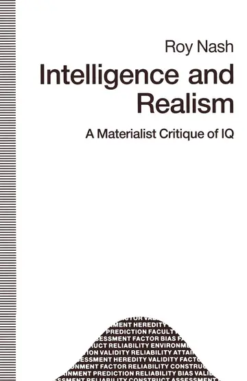Cover of Intelligence and Realism