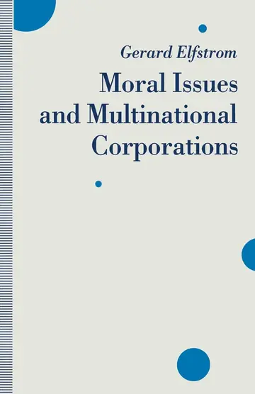 Cover of Moral Issues and Multinational Corporations