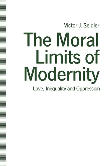 Cover of The Moral Limits of Modernity