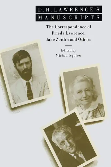 Cover of D. H. Lawrence’s Manuscripts