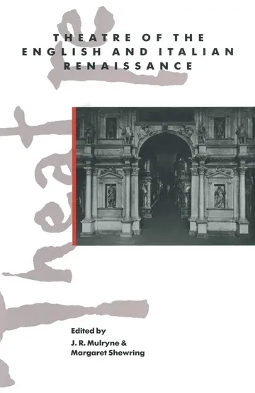 Cover of Theatre of the English and Italian Renaissance