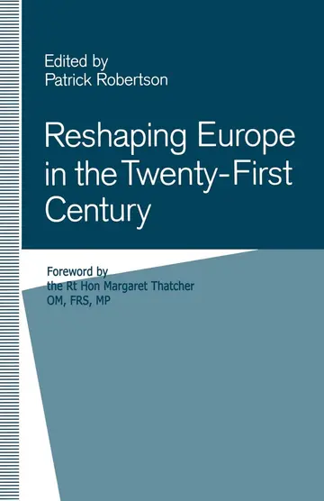 Cover of Reshaping Europe in the Twenty-First Century