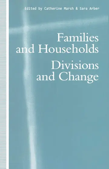 Cover of Families and Households