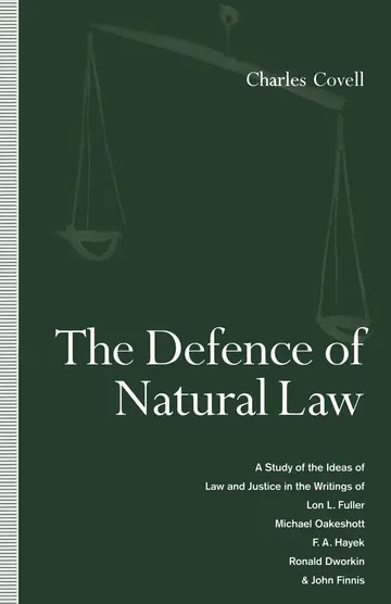Cover of The Defence of Natural Law