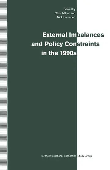 Cover of External Imbalances and Policy Constraints in the 1990s