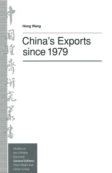 Cover of China’s Exports since 1979