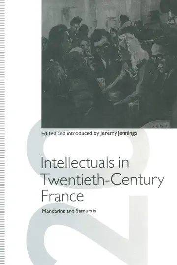 Cover of Intellectuals in Twentieth-Century France