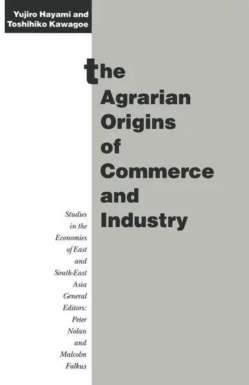 Cover of The Agrarian Origins of Commerce and Industry