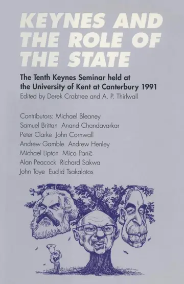 Cover of Keynes and the Role of the State