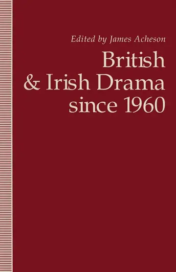 Cover of British and Irish Drama since 1960