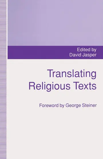 Cover of Translating Religious Texts