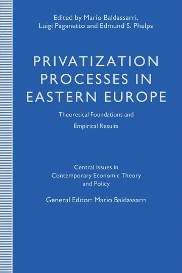 Cover of Privatization Processes in Eastern Europe