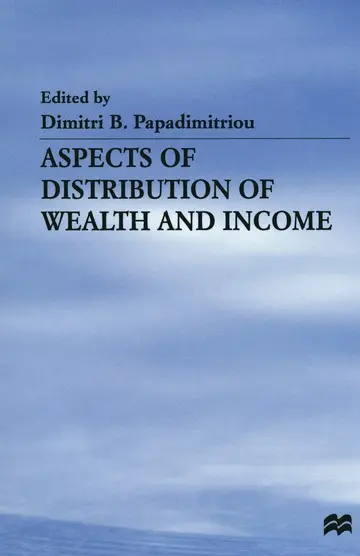Cover of Aspects of Distribution of Wealth and Income
