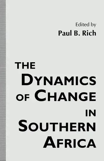 Cover of The Dynamics of Change in Southern Africa