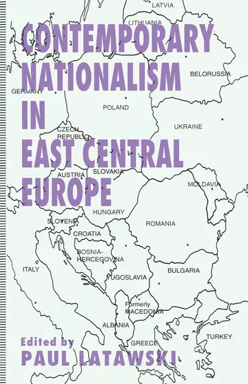 Cover of Contemporary Nationalism in East Central Europe