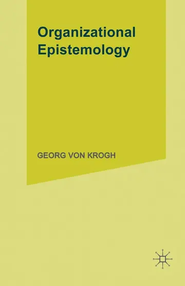 Cover of Organizational Epistemology