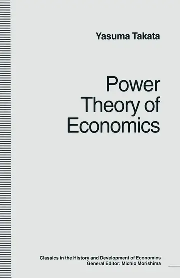 Cover of Power Theory of Economics