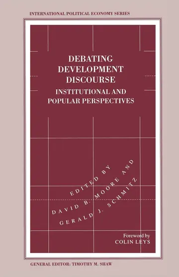 Cover of Debating Development Discourse