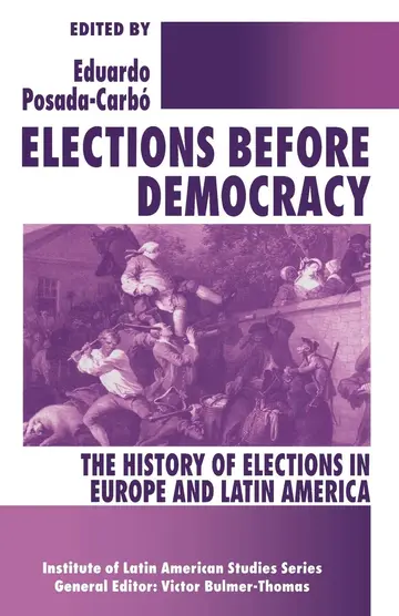 Cover of Elections before Democracy