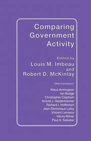 Cover of Comparing Government Activity