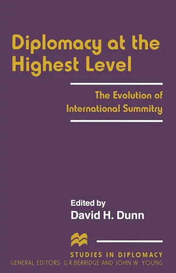 Cover of Diplomacy at the Highest Level