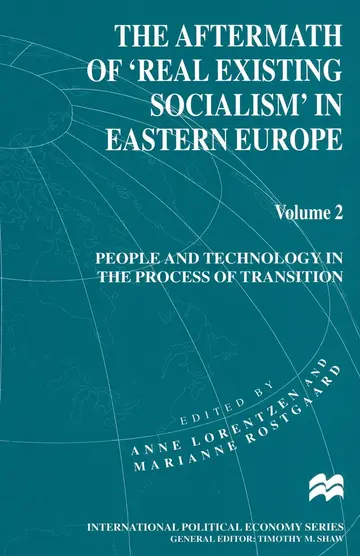 Cover of The Aftermath of real Existing Socialism' in Eastern Europe